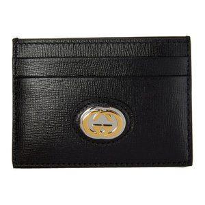Gucci GG Marina Card Holder in Black ALL ITEMS IN MY CLOSET ARE AUTHENTIC 🥰